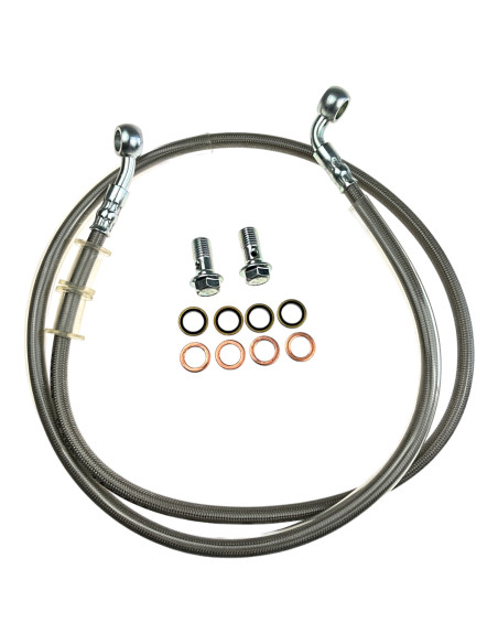 Przewód hamulcowy przód pitbike MRF MRF26-80-011 Zaciski - pompy - przewody - 1