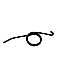 Sprężyna stabilizatora wałka krzywkowego pitbike 88 MRF 101017-0457 Części silnika MRF 88 - 1 2