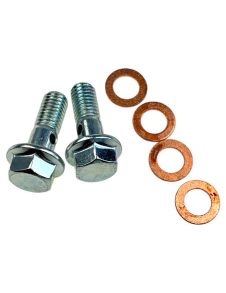 Śruby przewodu smarowania głowicy komplet pitbike Z150 Z150-01-11/12K Części silnika Z150 - 1