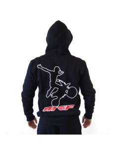 Bluza z kapturem black junior MRF MRF17-63-002 ODZIEŻ CODZIENNA - 1 2