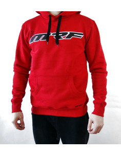 Bluza z kapturem czerwona senior MRF MRF17-63-003 ODZIEŻ CODZIENNA - 1