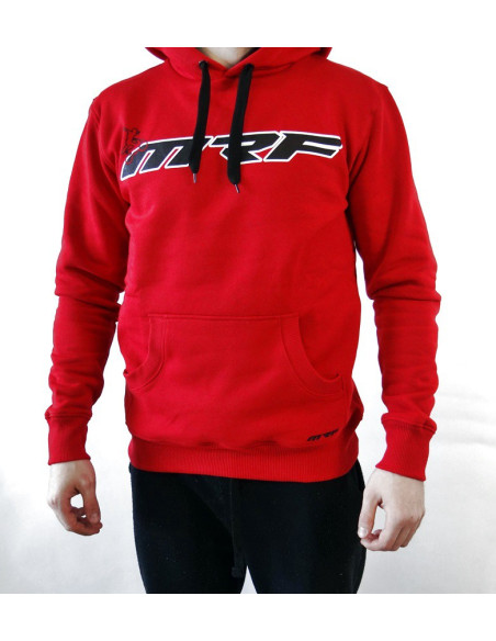 Bluza z kapturem czerwona senior MRF MRF17-63-003 ODZIEŻ CODZIENNA - 1