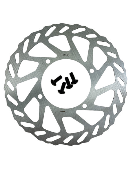 Tarcza hamulcowa 180mm komplet pitbike ER MRF MRF26-70-025 Części Pit Bike ER - 1