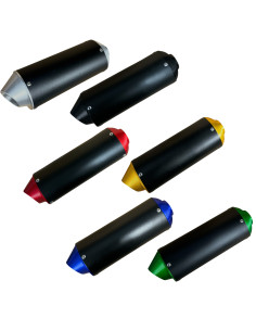 Tłumik owalny 38mm CNC pitbike MRF MRF27-82-021 Tłumiki - 1