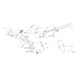 Śruba mocowania amortyzatora i stelaża ramy pitbike RC MRF MRF36-107-006 Śruby i mocowania - 1 2