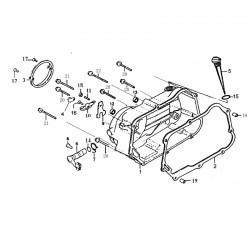 Wałek wysprzęglika pitbike 120 MRF MRF120-06-6 Części silnika MRF 120 - 1 2