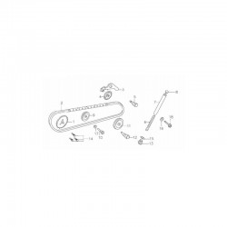 Podkładka śruby napinacza rozrządu pitbike 140 MRF MRF140-04-16 Elementy rozrządu MRF140 - 1 2