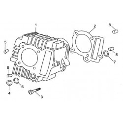 Tulejka cylindra mod1 pitbike 120 MRF MRF120-05-5 Części silnika MRF 120 - 1 2