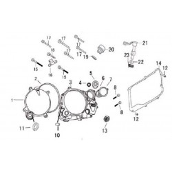 Wałek wysprzęglika MRF170 MRF170-07-21 Części silnika MRF 170 - 1 2
