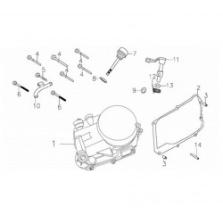 Sprężyna powrotu wałka wysprzęglika pitbike 140 MRF MRF140-07-12 Części silnika MRF 140 - 2 2