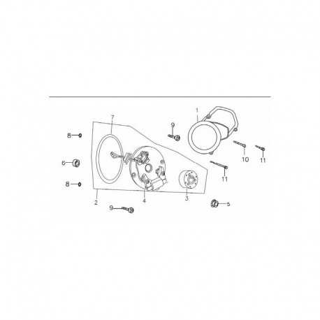 O-ring statora mod2 pitbike 120/140 MRF MRF140-08-8 Części silnika MRF 140 - 2