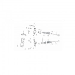 Zawory komplet pitbike 140 MRF MRF140-03-14/15 Części silnika MRF 140 - 2 2