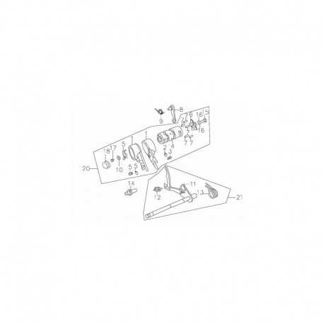 Kosa zmiany biegów pitbike 140 MRF MRF140-10-21 Części silnika MRF 140 - 2