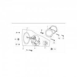 Stator jednocewkowy pitbike 140 MRF MRF140-08-4 Statory i magneta - 1 2