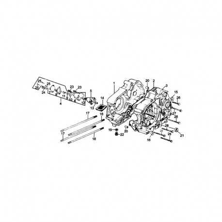 Szpilki cylindra pitbike 120 MRF MRF120-09-17/18 Części silnika MRF 120 - 2