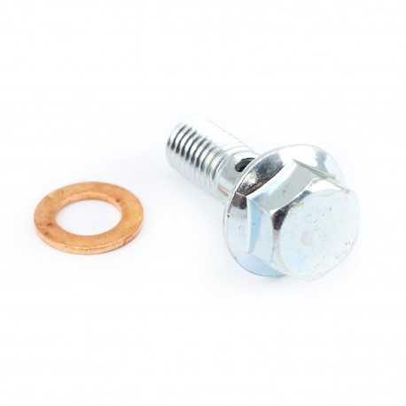 Śruba przewodu smarowania głowicy pitbike Z155 MRF Z150-01-11/12 Części silnika Z150 - 2