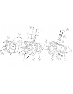 Uszczelka pod cylinder pitbike Daytona 86436 Części silnika Daytona - 1 2