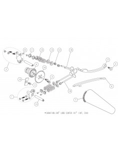Wałek rozrządu pitbike 190 Daytona 86878 Części silnika Daytona - 1 2