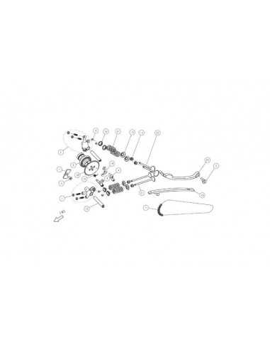 Tulejka mocowania dźwigienki zaworowej pitbike Daytona 86392 Części silnika Daytona - 2