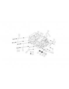 Podkładka szpilki cylindra pitbike Daytona 86457 Części silnika Daytona - 1 2