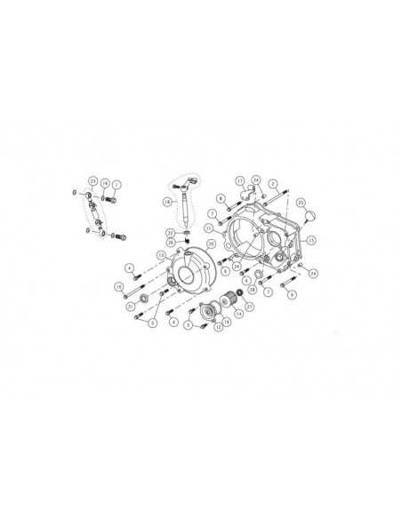 Sprężyna filtra oleju pitbike Daytona 86375 Części silnika Daytona - 2