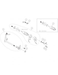 Stabilizator wałka skrzyni biegów pitbike Daytona 86424 Części silnika Daytona - 1 2