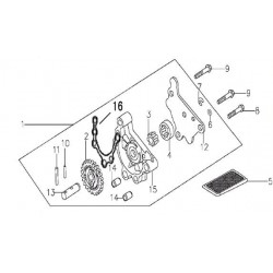 Filtr oleju MRF170 - sitko MRF170-13-5 Części silnika MRF 170 - 1 2