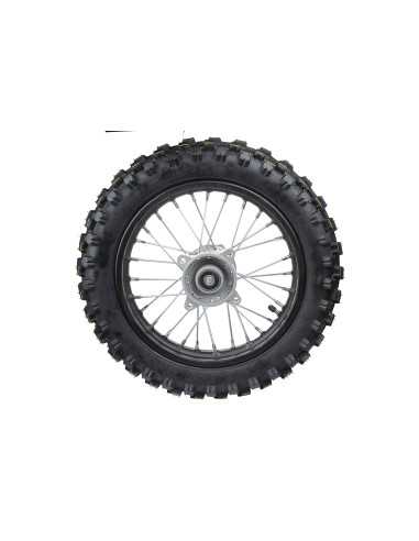 Koło 80/100-12 tylne komplet pitbike ER MRF MRF13-23-028 Części Pit Bike ER - 2