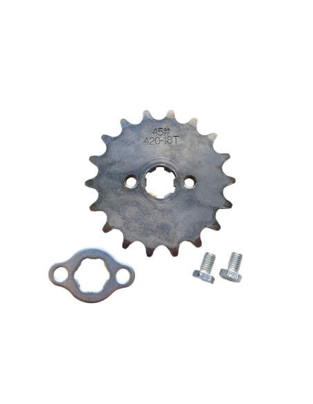 Zębatka zdawcza 18T 420 pitbike 80/140/Z155/170/Z190 MRF MRF28-76-041 Zębatki - 1