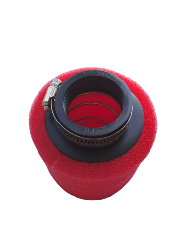 Filtr powietrza 42mm prosty (czerwony) MRF54-00-003 Filtry powietrza MRF - 4