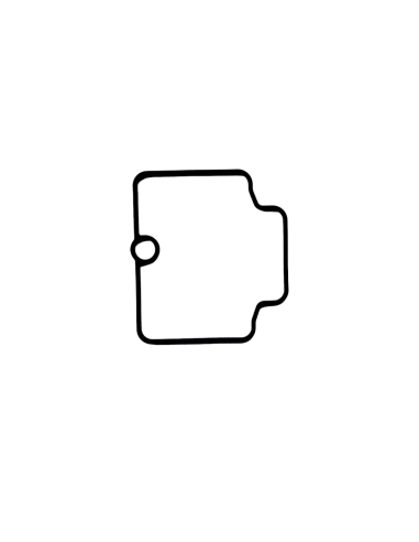 Uszczelka gaźnika NIBBI PE19/PE22/PE24/PE28/PE30/PWK28 pitbike MRF MRF52-93-040 Króćce, adaptery, uszczelki - 2