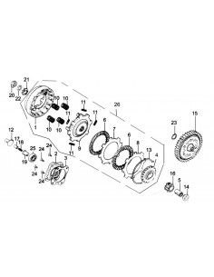 Sprężyna popychacza pitbike 120 MRF MRF120-07-18 Części silnika MRF 120 - 1 2