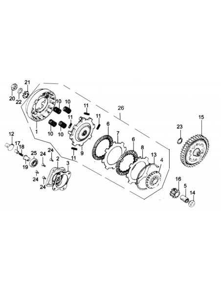 Sprężyna popychacza pitbike 120 MRF MRF120-07-18 Części silnika MRF 120 - 2