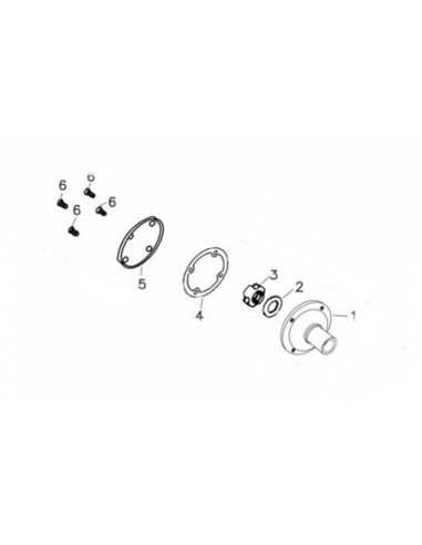 Nakrętka mocująca grzybek olejowy pitbike 140 MRF MRF140-14-3 Części silnika MRF 140 - 2